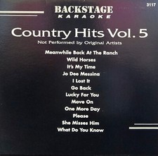 3117 COUNTRY BACKSTAGE KARAOKE CDG LOT VA