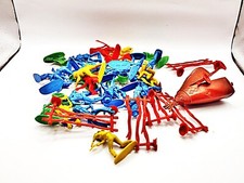 Vintage Lot of Cowboys  Indians W/ Teepee Hong Kong