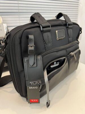 TUMI BRAVO ブラック 232640 d NWT TUMI Slim Commuter Briefcase ALPHA BRAVO Business bag
