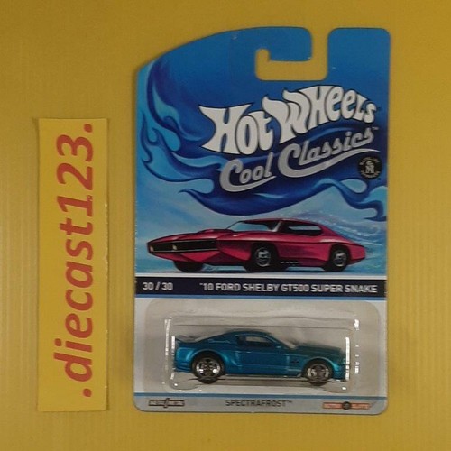 (lot of 4) Hot Wheels '10 FORD SHELBY GT500 SUPER SNAKE (Blue) HW COOL CLASSICS - Picture 7 of 10