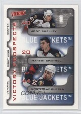 2001-02 Victory Prospects Jody Shelley Martin Spanhel Rostislav Klesla #371 08iw