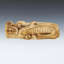 19th Century Tlingit Shaman's Ceremonial Bone Charm