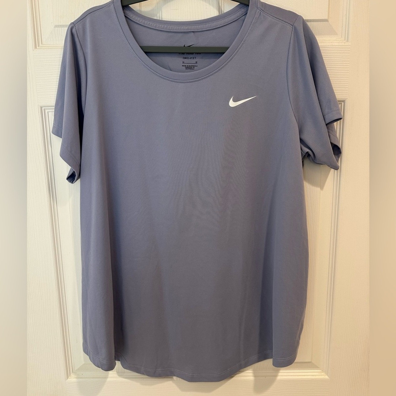 Nike Women's Blue Dri Fit T-Shirt NWOT 1X