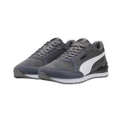 Puma ST Runner v4 Mesh Herren Grau Sneakers Sportschuhe Freizeit (39966603)