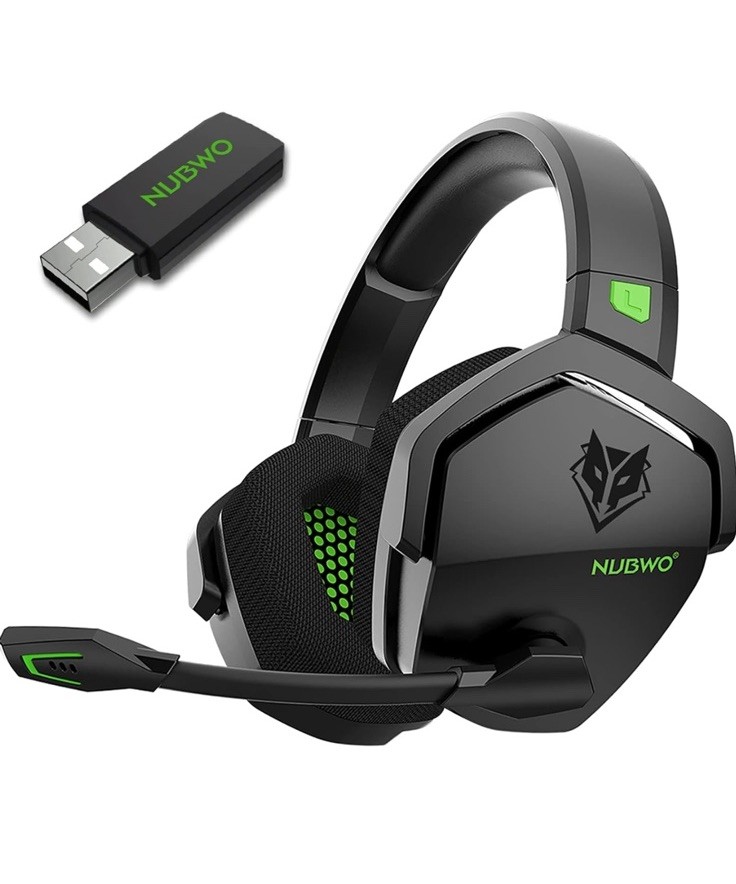 Wireless Gaming Headset w Mic NUBWO G06 Dual for PS5, PS4, PC
