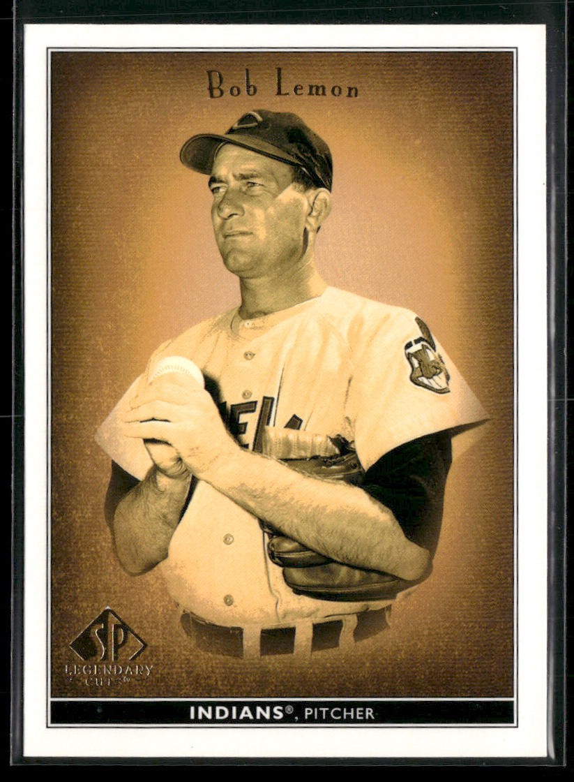 2002 SP Legendary Cuts #6 Bob Lemon
