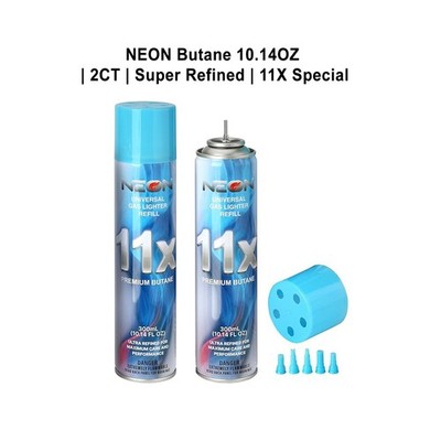 NEON Butane 10.14OZ | 2CT | Super Refined | 11X Special | FREE SHIPPING