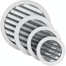 Rejilla de ventilación y ventilación redonda de 100 mm fundida de aluminio
