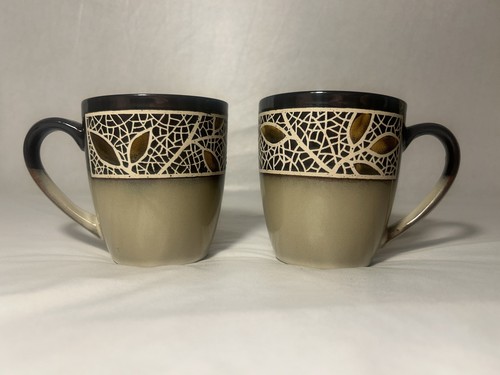 Mikasa Gourmet Basics Alexandria Stoneware Mugs