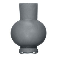 INNA-Glas Dekovase Fierka, Grau, 39Cm, Ø31Cm