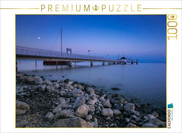 Calvendo Puzzle Immenstaad Boat Landing | 1000 Pieces, Finished Size 25.2 × 18.9-image