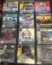 PlayStation One PS1 Game Bundle Joblot x14 road rash broken sword tomb raider