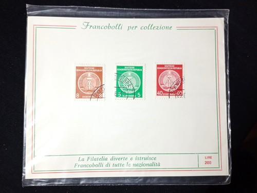 GDR stamps GERMANY EAST 8 5 40 service mark collection Italy