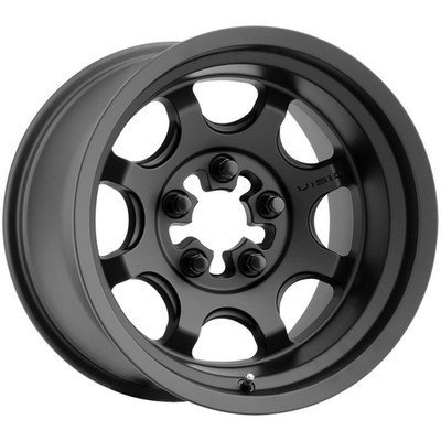 VISION 351 Flow ATV 5 Rim 15X6 5X114.3 Offset 25.6 Satin Black (Quantity of 1)