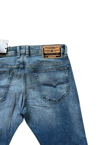 Diesel Herren Thommer Slim Fit Jeans RB066 $ 195 blau Größe 34/30 - Bild 4 von 7