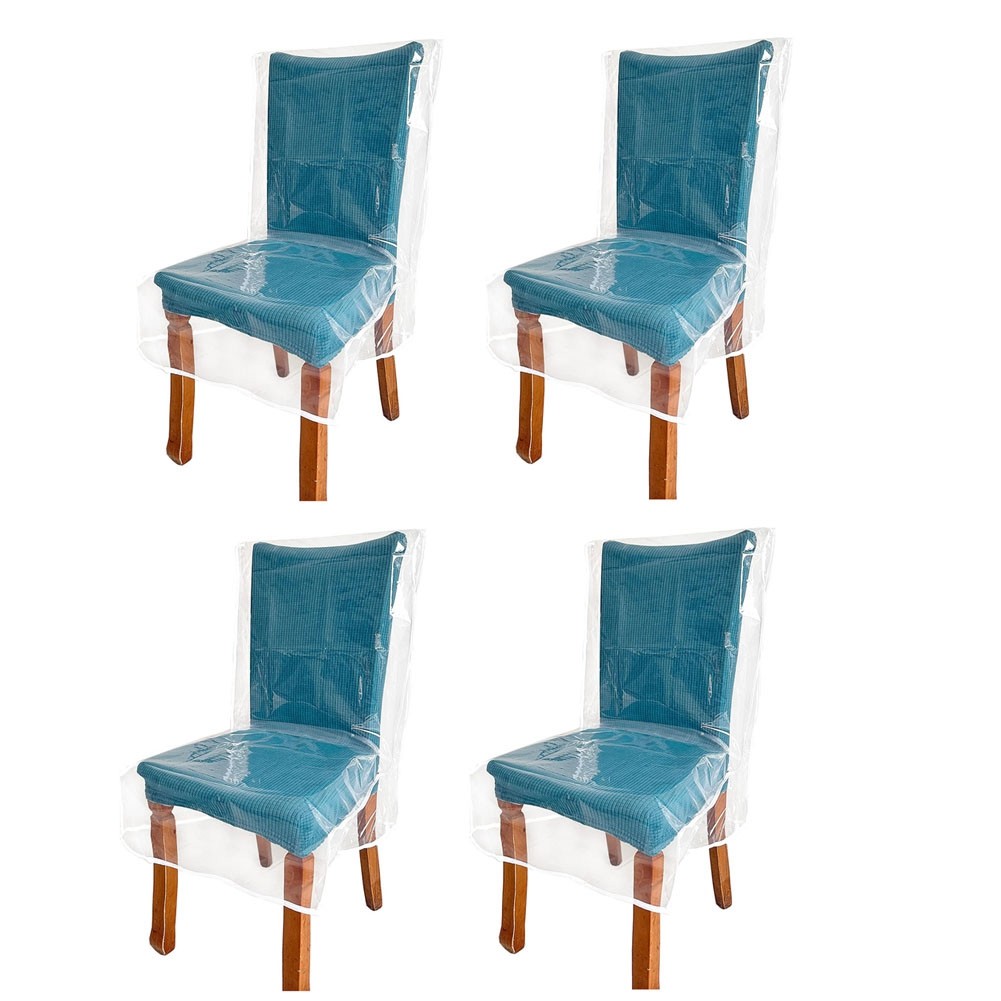 Plastic Chair Covers for Dining Chairs Thick Dining Chair Covers