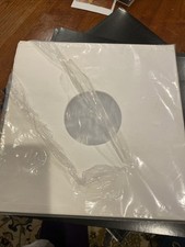 LOT 19 12" Vinyl LP Poly Lined Paper Centre Holed Inner Sleeves 12 Blank Jacket
