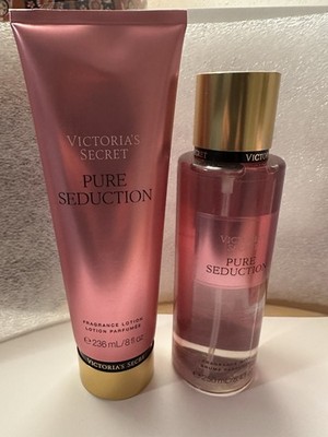 Victoria's Secret Pure Seduction Lotion 8oz & Mist 8.4oz Juiced Plum Set