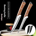 Stainless Steel Fillet Boning Knife Professional Chef's Kitchen Knife Forged Mea