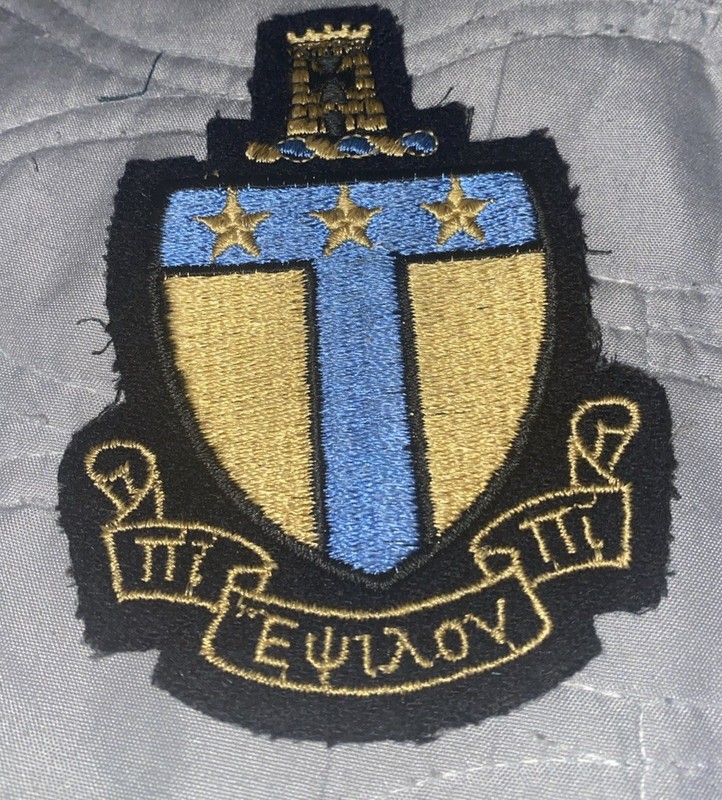 Alpha Tau Omega 3” Patch Sew-on Fraternity Crest Embroidered 