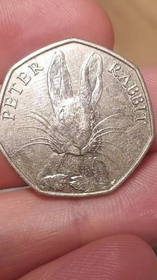 The Tale Of Peter Rabbit 50p Coin RARE collectable fifty pence UK | eBay UK