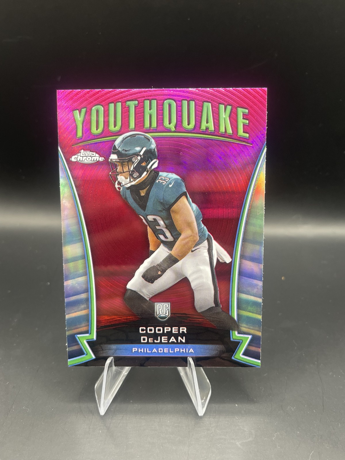 Cooper DeJean Topps Chrome Youthquake #Y11 Pink Refractor