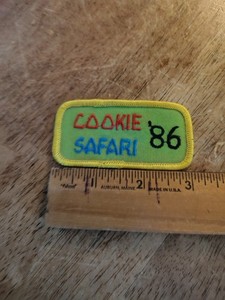 Girl Scouts Cookie Safari '86 Patch 