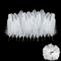 WeißE Federn FüR Basteln Und Dekorationen, 100 StüCk, 6-12 Cm