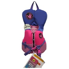 Body Glove Infant USCG Approved PFD Life Jacket, Up to 30lbs, Pink/Purple