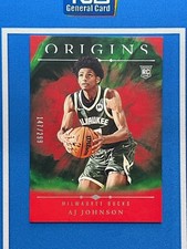 2024-25 Panini Origins AJ Johnson 147/299 RC Rookie Red