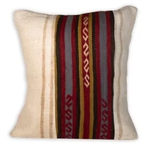 Turkish Kilim Pillow Cover,  Throw Pillow Cover,  16x16