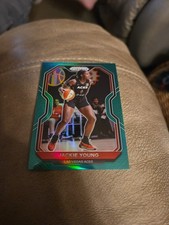 2021 Panini Prizm WNBA #47 Jackie Young Prizms Green