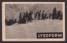 HUNGARY, Advertising postcard, RPPC, LYSOFORM , From the Italian border, WWI