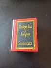 Del Prado Miniature Classics Library Oedipus Rex Antigone Sophocles Mini Book