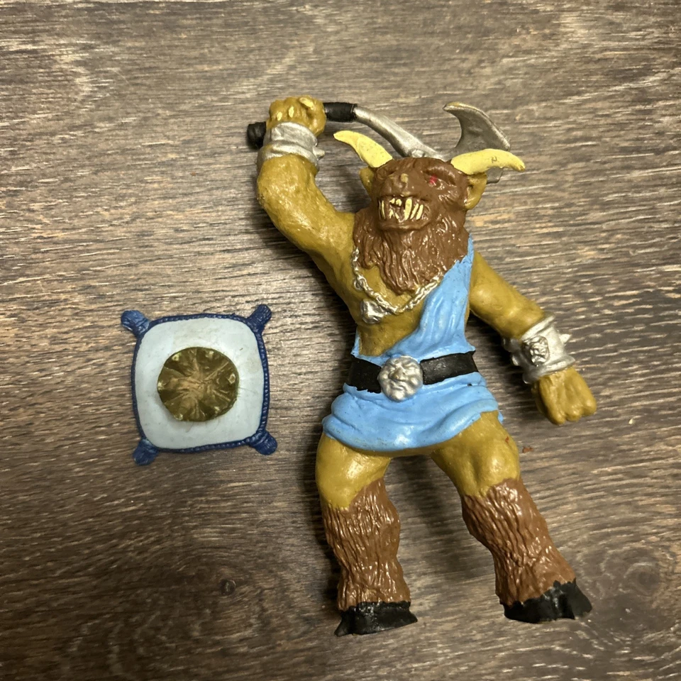 Figura de acción de colección Minotaur of The Maze Advanced Dungeons & Dragons 1983 LJN Foto 3 de 4