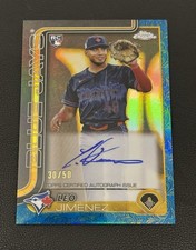 2025 Topps Gilded Collection - Chrome Gold Autographs Leo Jimenez #CGA-LJ /50
