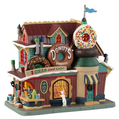 Lemax-35031, Danny`s Donuts and Coffee , Weihnachtsdorf, Harvest Chrossing