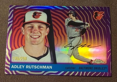 2025 Topps Chrome Platinum Adley Rutschman Vibrations Refractor /250 #99