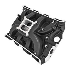Jegs Intake Manifold For Ford 332-428 Fe Series Engines Dual Plane Black