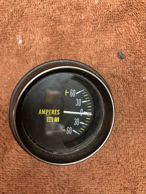 Vintage Stewart Warner  stage 3 Amperes Gauge 
