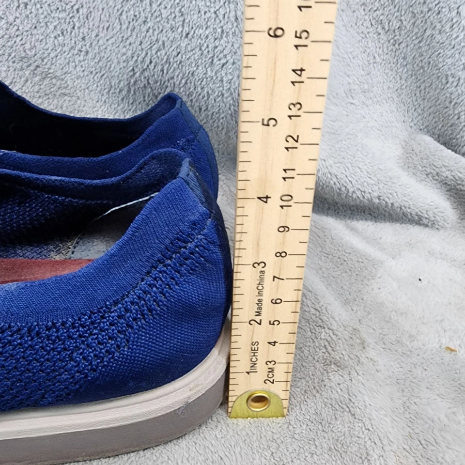 Zapatos mocasines sin cordones Mark Nason para hombre talla 11 azul marino de punto Foto 2 de 4