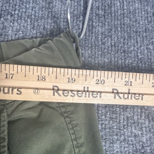 Uniqlo Pants Mens XL Olive Green Slim Stretch Chino Jogger Hem Casual Streetwear - Picture 9 of 12