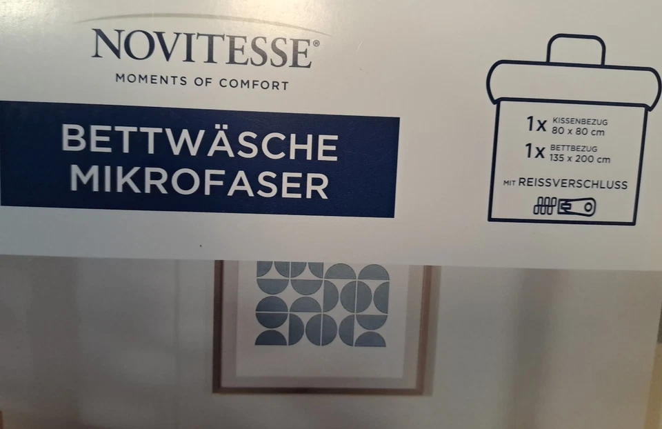 ( 4Tlg ) BETTWÄSCHE-Set MIKROFASER NOVITESSE MOMENTE OF KONFORT - Bild 3 von 4