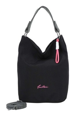 Fritzi aus Preußen Lea Hobo Schultertasche Tasche Black schwarz dunkelgrau Neu