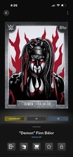 Topps WWE Slam Digital Finn Balor DEMON Out of 25 Legendary Card
