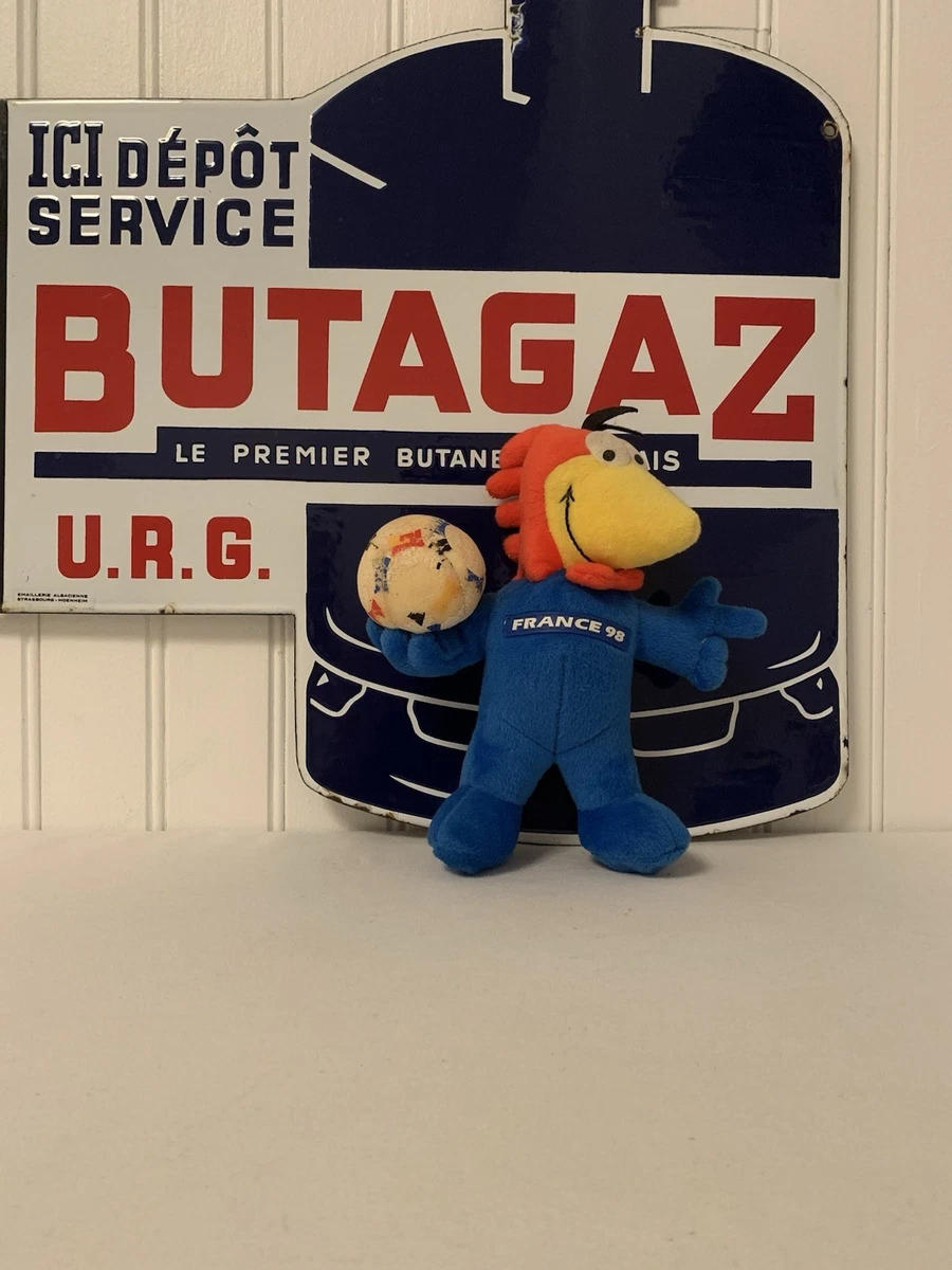 Programmes Foot Peluche Mascotte Footix - France 1998 - Petit Modèle - Souvenir Coupe Du Monde But De Foot