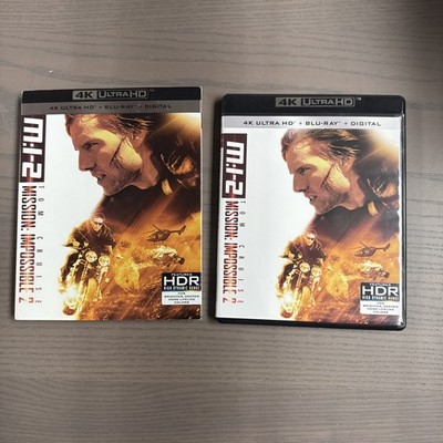 Mission Impossible 2 (4K UHD + Blu-Ray, No Digital, 2000) With Slipcover