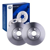 2X Hella Pagid Bremsscheiben Ø275Mm Vorne Passend FüR Daihatsu Charade Toyota Ra