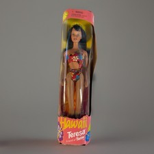 Vintage Hawaii Teresa Friend of Barbie Doll Mattel 1990s NRFB Tropical Luau