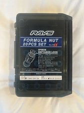 Rays Wheels Fn-ii Blueblack 12x1.25 Formula Forged Lug Nuts Pack Of 20 Genuine